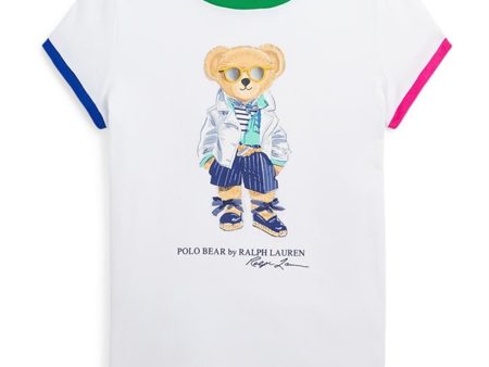 Polo Ralph Lauren Girls T-Shirt White For Sale