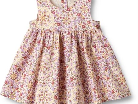 Wheat Carousels And Flowers Pinafore Wrinkles Kjole Sienna Fashion