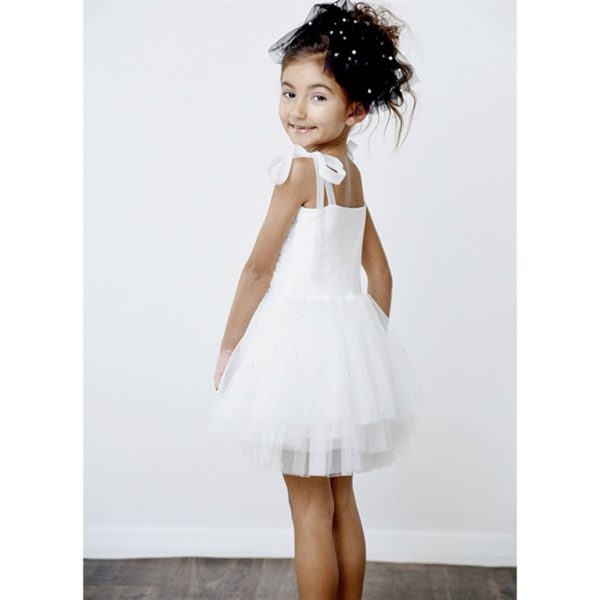 Dolly by Le Petit Tom Pearl Tulle Ballerina Kjole White Online now