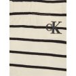 Calvin Klein Striped Leggings Black  Vanilla Stripe Hot on Sale