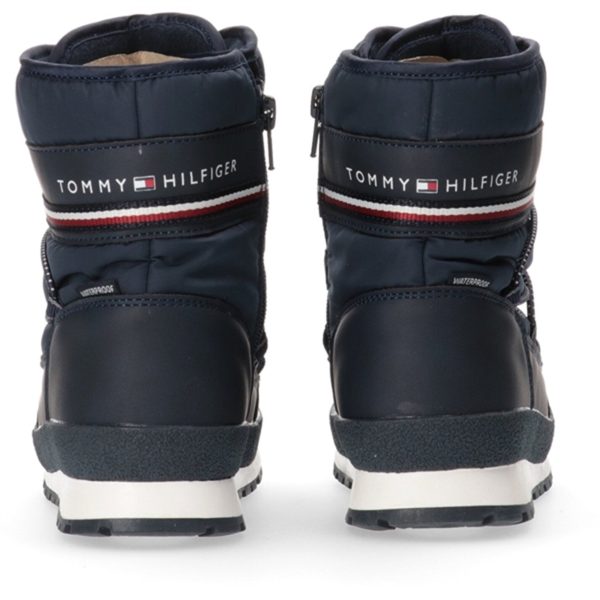 Tommy Hilfiger Snow Boot Blue Red White For Discount