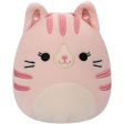 Squishmallows Flip A Mallow Pink Cat  Tie Dye Swirl Dog 13 cm Fashion