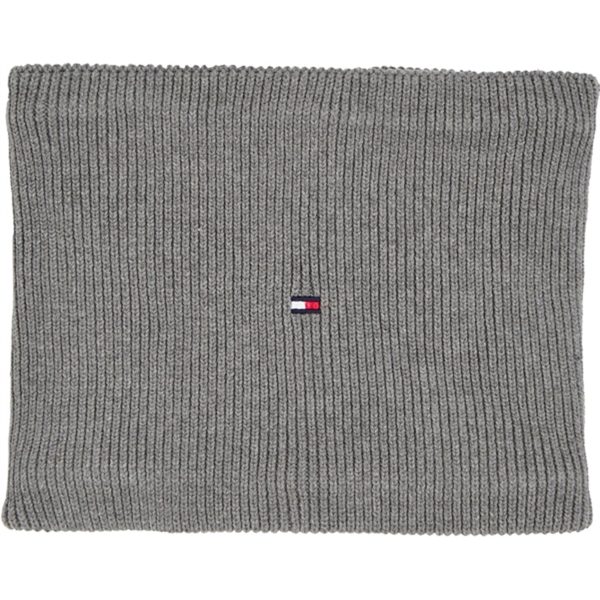 Tommy Hilfiger Small Flag Tørklæde Light Grey Heather Discount