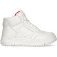 Tommy Hilfiger High Top Lace-Up Sneaker Off White For Cheap