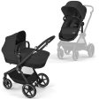 Cybex Eos Lux Moon Black 2-i-1 Klapvogn Discount