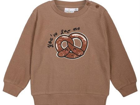 THE NEW Siblings Ginger snap Hilmo Waffle Sweatshirt Fashion