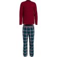 Tommy Hilfiger Pyjamas Rg  Green Global Stripe Ck Online Hot Sale