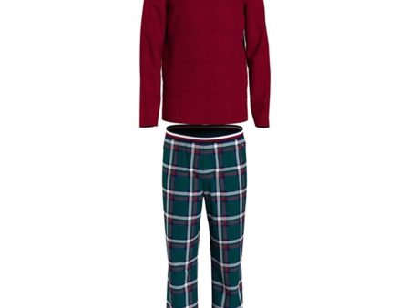 Tommy Hilfiger Pyjamas Rg  Green Global Stripe Ck Online Hot Sale