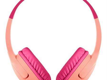 Belkin SOUNDFORM Mini Wireless On-Ear Headphones Pink For Discount