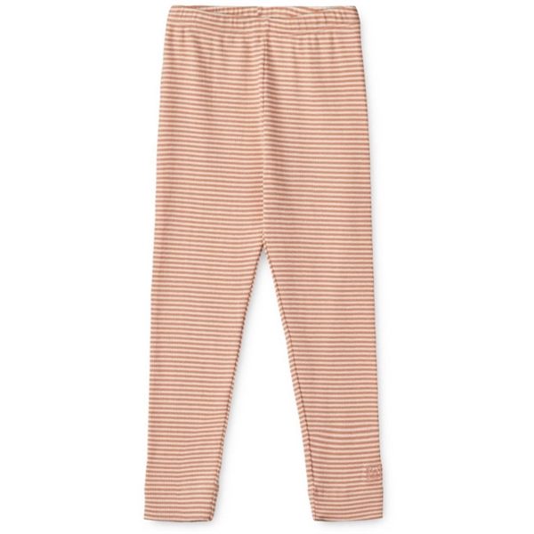 Liewood Y D Stripe Tuscany Rose Sandy Marien Stripe Rib Leggings Online Hot Sale