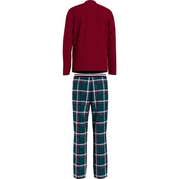 Tommy Hilfiger Pyjamas Rg  Green Global Stripe Ck Online Hot Sale