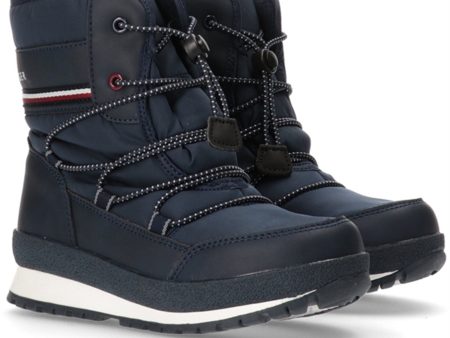 Tommy Hilfiger Snow Boot Blue Red White For Discount