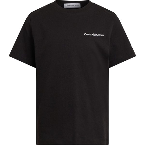 Calvin Klein Chest Inst. Logo T-Shirt Ck Black Discount