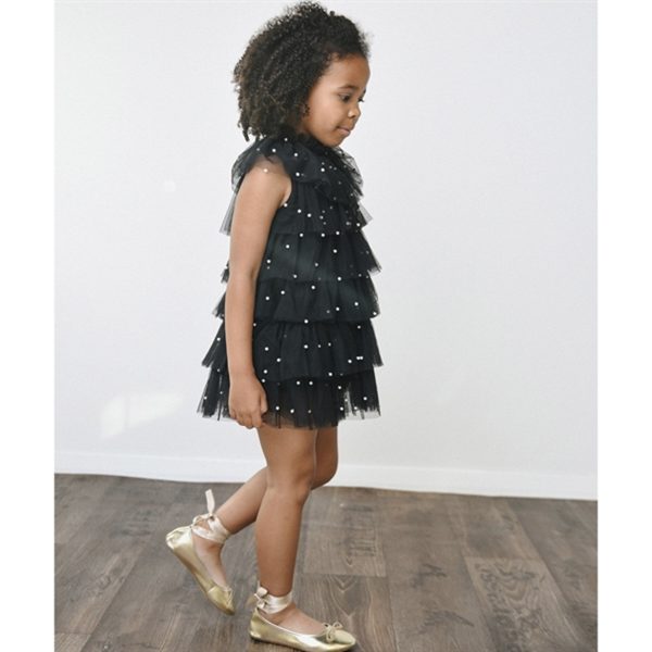 Dolly by Le Petit Tom Pearl Tutully Tiered Tulle Tuttu Kjole Black Hot on Sale