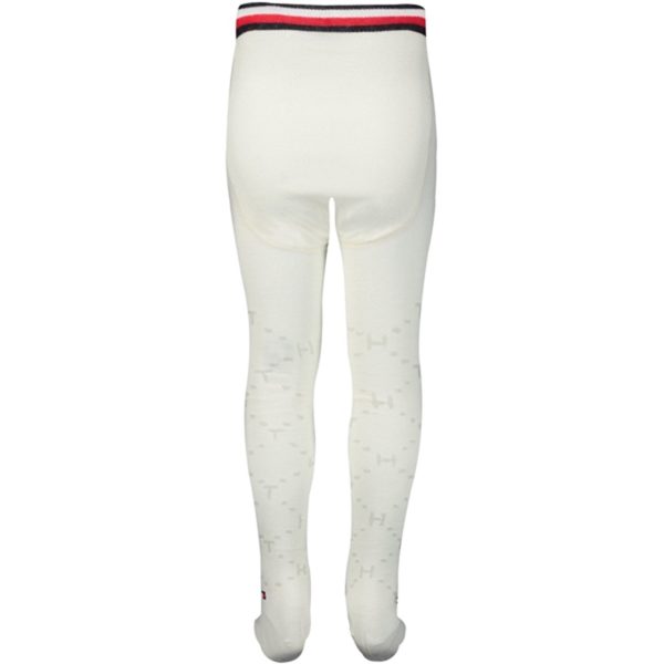 Tommy Hilfiger Kids Strømpebukser Off White Hot on Sale