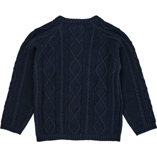 Copenhagen Colors Navy Striktrøje Online now