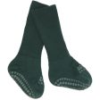 Gobabygo Uld Anti-Slip Strømper Forrest Green Online Hot Sale