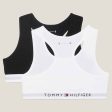 Tommy Hilfiger Bralette 2-Pak White   Black Sale