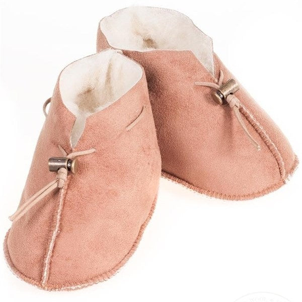 Alwero Baby Slippers Emo Velours Light Brown on Sale