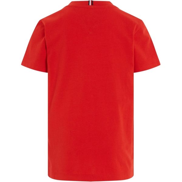 Tommy Hilfiger Th Logo T-shirt Fierce Red Online Hot Sale