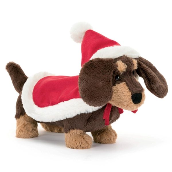 Jellycat Winter Warmer Otto Gravhund 15 cm Sale