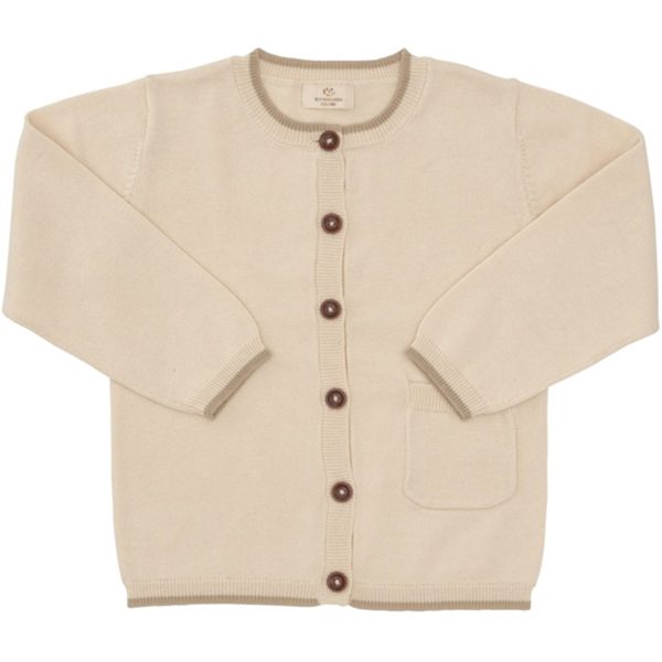 Copenhagen Colors Cream Cardigan m. Lomme Online Sale