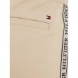 Tommy Hilfiger Monotype Tape Pull On Bukser White Clay Discount