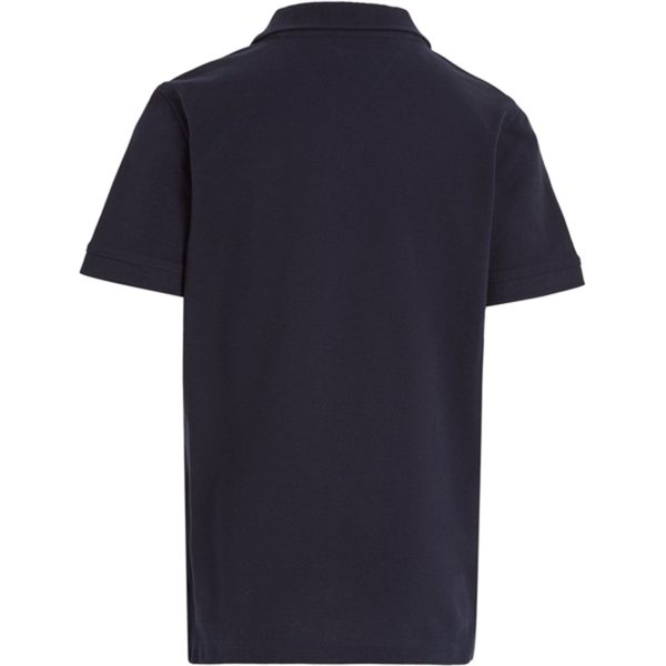 Tommy Hilfiger Th Logo Kortærmet Polo Desert Sky on Sale