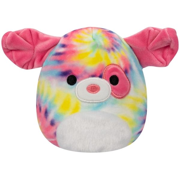 Squishmallows Flip A Mallow Pink Cat  Tie Dye Swirl Dog 13 cm Fashion