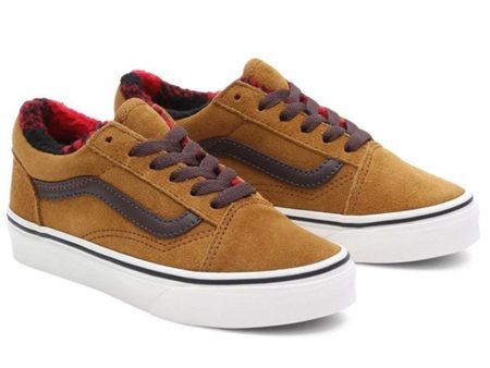 VANS UY Old Skool Cozy Hug Golden Brown Sko Online