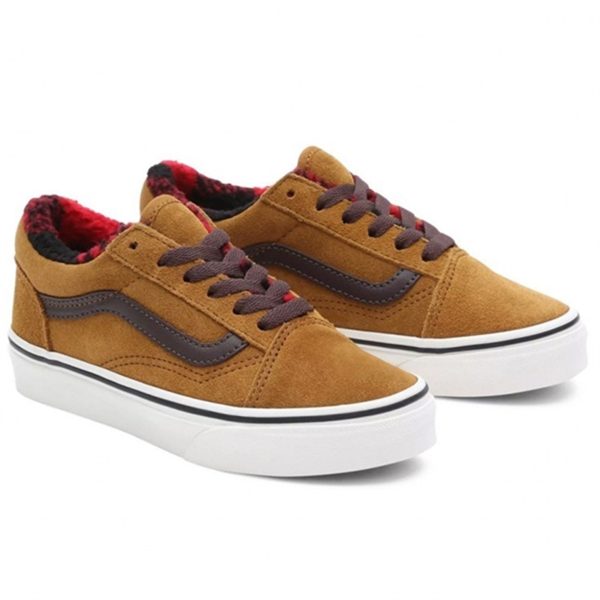 VANS UY Old Skool Cozy Hug Golden Brown Sko Online