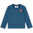 Wood Wood Navy stripes Kim Doggy Patch Bluse Hot on Sale