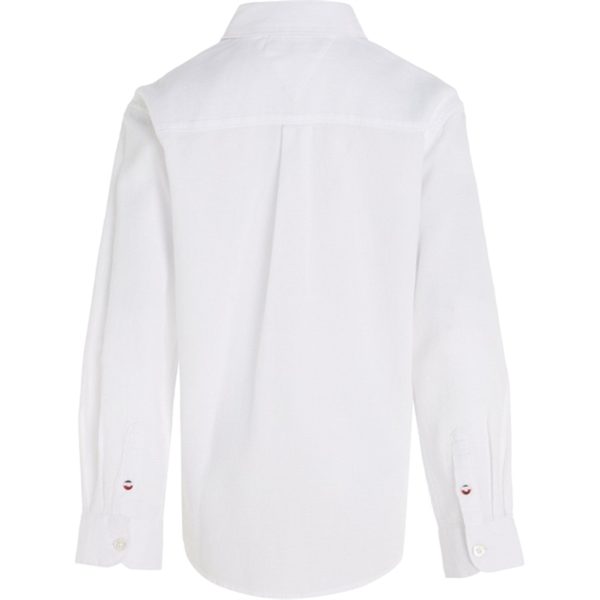 Tommy Hilfiger Solid Waffle Skjorte White Sale