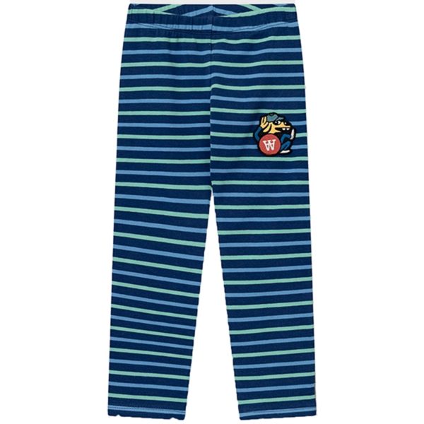 Wood Wood Navy Stripes Ira Doggy Patch Leggings on Sale