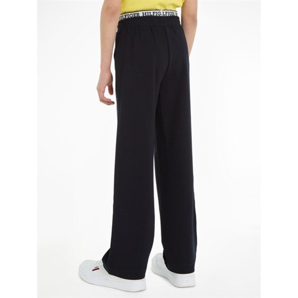 Tommy Hilfiger Monotype Tape Wide Leg Sweatpant Desert Sky Cheap