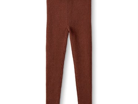 Fliink Carob Brown Benna Rib Leggings Online Sale