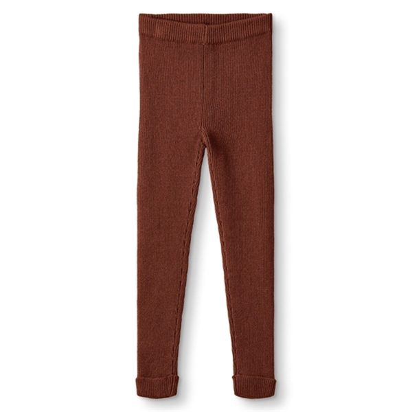 Fliink Carob Brown Benna Rib Leggings Online Sale