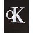 Calvin Klein Metallic Monogram Slim T-Shirt Ck Black For Sale