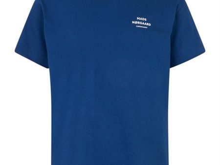 Mads Nørgaard Printed T-Shirts Thorlino T-Shirts Estate Blue Online