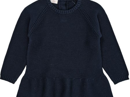 Copenhagen Colors Navy Strikket Pullover Discount