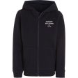 Tommy Hilfiger Th Logo Full Zip Hoodie Desert Sky Online Hot Sale