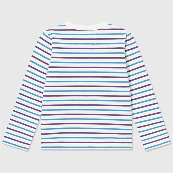 Wood Wood Off-white stripes Kim Doggy Patch Bluse Hot on Sale