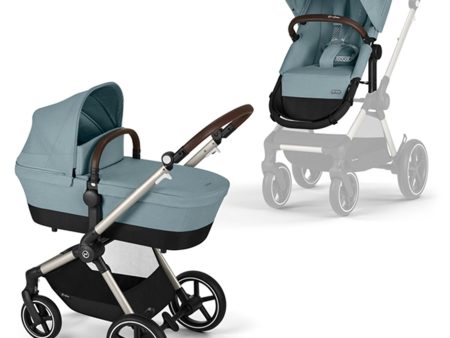 Cybex Eos Lux Sky Blue 2-i-1 Klapvogn Fashion