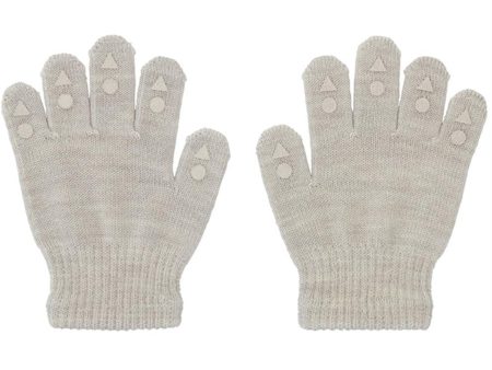 Gobabygo Uld Grip Gloves Sand Fashion