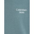 Calvin Klein CKJ Stack Logo Hoodie Goblin Blue Fashion