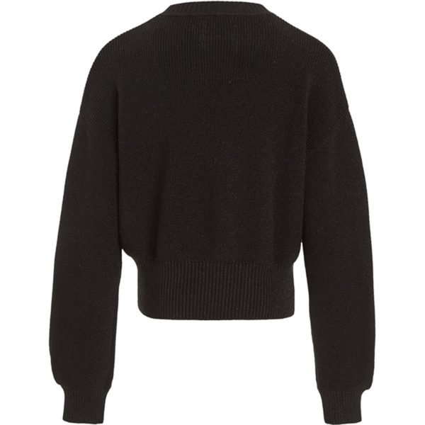 Calvin Klein Festive Lurex Striktrøje Ck Black Supply