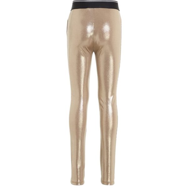 Calvin Klein Metallic Coated Leggings Frosted Almond on Sale