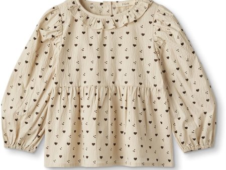 Fliink Sandshell Aop Winter Ls Bluse For Cheap