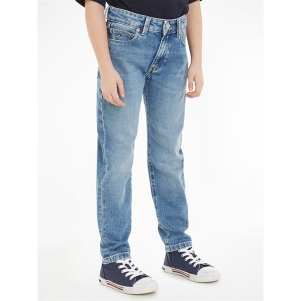 Tommy Hilfiger Modern Straight Mid Blue Wash Jeans Openendmid Online Hot Sale