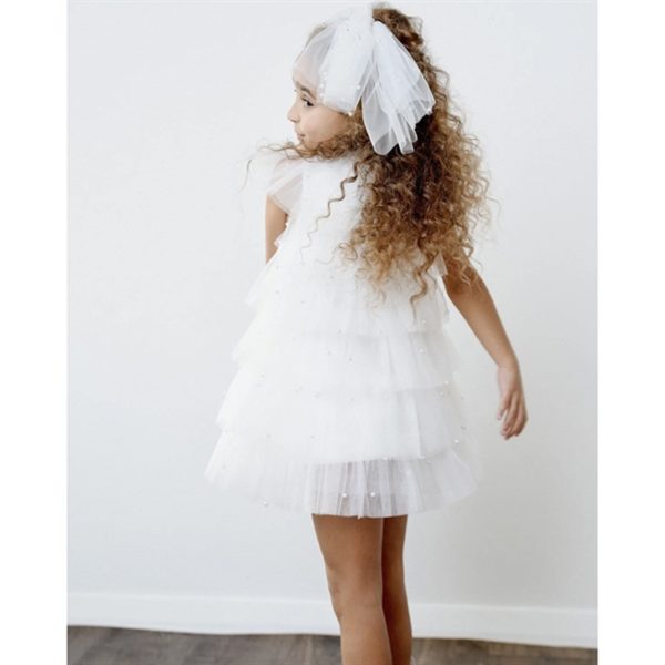 Dolly by Le Petit Tom Pearl Tutully Tiered Tulle Tuttu Kjole White Online Sale